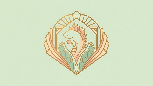 Abstract Green Leaf Logo Design Eco-Friendly Nature Symbol