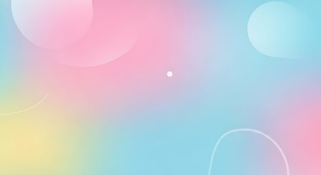 Colorful abstract background with soft pastel swirls and gentle gradients bring a calming atmosphere