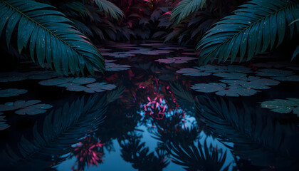 palm trees and blue sky