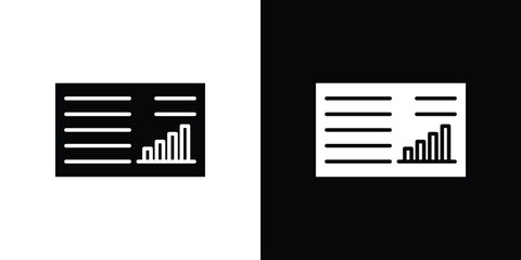 Dashboard icon, outline vector sign, linear and solid style. vector symbol on white background