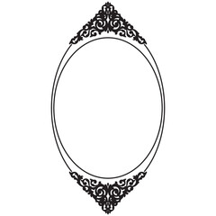 marquis decorative border fra...