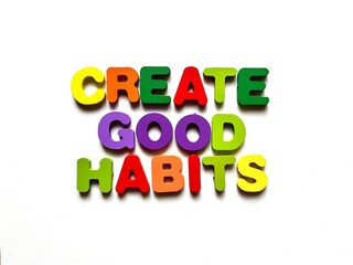 Colorful Wooden Letters Spell Out the Phrase 