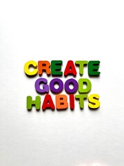 Colorful Wooden Letters Spell Out the Phrase 