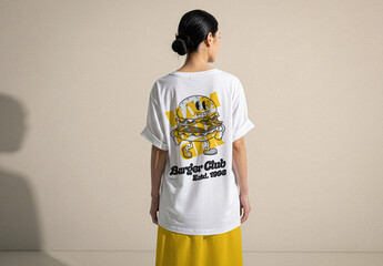 Women's Loose T-shirt Mockup
