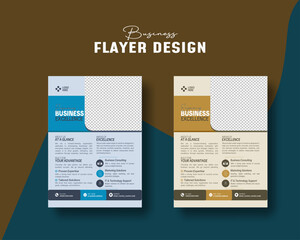 Modern Consulting Flyer Templates 2026 | Showcasing Strategy, Excellence & Growth | Editable Vector Layouts for Corporate Services & Branding.