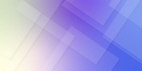 Abstract white squares on blue background. geometric pattern of overlapping squares in shades of blue. Decorative design in abstract style with rectangles. modern and geometric pattern isolated.