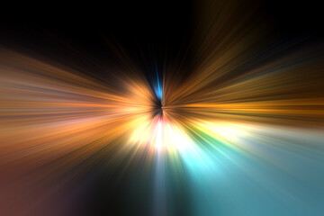 Abstract colorful speed background with lines in shape of track turn. Geometric and dynamic, trendy layout for racing club or sport competition, event poster. Futuristic and motion, race and linear