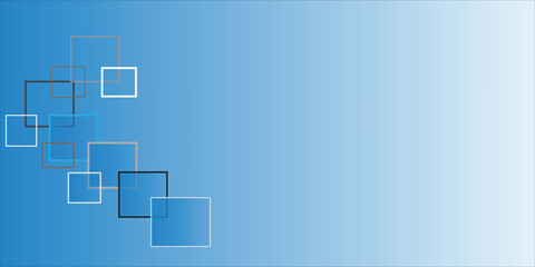 Abstract vector graphic design banner pattern background template. Blue abstract banner background modern stock illustration