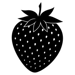 vector illustration of a strawberry