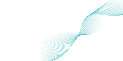 Abstract blue wave vector illustration design with flowing curves and light texture