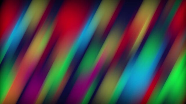 Colorful diagonal gradient lines abstract background animation