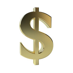 Golden Dollar Sign Symbol On Black Background With Subtle Lighting And Reflections Representing Currency Finance And Wealth Investment