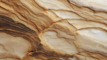 Layered sandstone texture