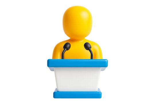 Corporate Training, Keynote Speaker, and Press Conference Graphic Element in Modern Style