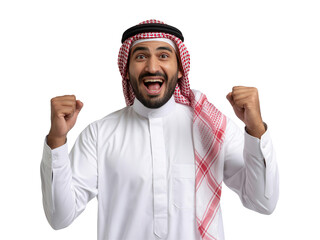 Joyful Portrait of Celebratory Traditional Attire