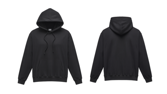 Essential unisex hooded sweatshirt mockup offers versatile design possibilities for apparel branding and fashion