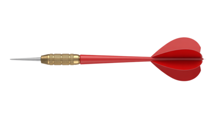 Hit your target with this dynamic red dart, perfect for precision, focus, and achieving business goals