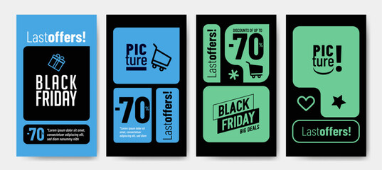 Contemporary layout with modular shapes and contrast. Perfect for branding, creative campaigns, promotional materials and digital or print design projects.