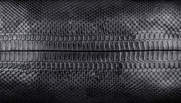 Seamless Snake Skin Texture Fashion For Tropical Reptiles Genuine Python Skin Black Grey Background