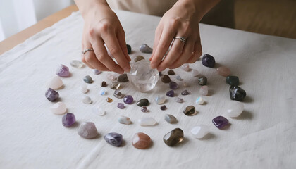 Crystal Grid, Healing Stones, Spiritual Ritual
