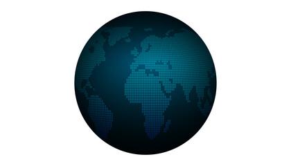 Global network connection. World map point and line composition concept of global business. Vector Illustration