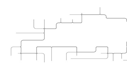 Vectors White Abstract geometric dots and lines connection circuit concept.
