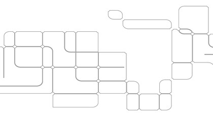 Abstract futuristic technology background. Technology background with crossed lines and dots. abstract blue background