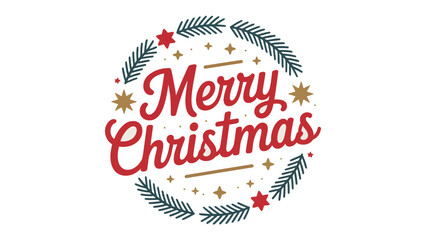 Holiday Cheer Typography: Festive seasonal typography evokes the warmth of the Yuletide season, encapsulated in a wreath of greenery.