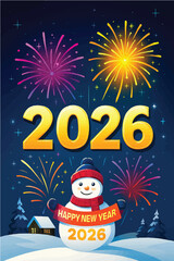 snowmen show new year 2026