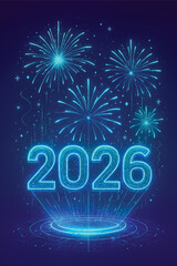 happy new year 2026 fireworks