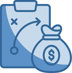 Budget Plan Icon Element For Design