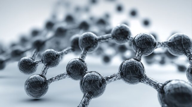 Abstract Molecular Structure Science Technology Background