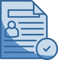 Resume Icon Element For Design