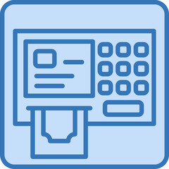 Atm Machine Icon Element For Design