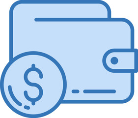 Wallet Icon Element For Design