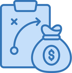 Budget Plan Icon Element For Design