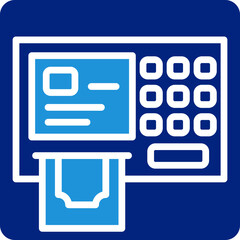 Atm Machine Icon Element For Design