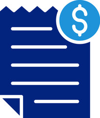 Invoice Icon Element For Design