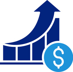 Business Growth Icon Element For Design