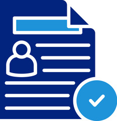 Resume Icon Element For Design