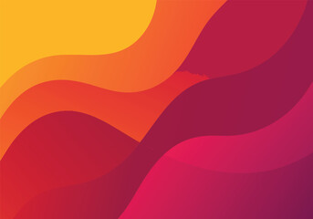 Vibrant Abstract Gradient Waves Background with Warm Orange, Red, and Purple Flowing Colors, Perfect for Creative Designs, Modern Aesthetic, and Contemporary Visual Projects.