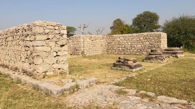 jandial temple taxila pakistan exterior showing ancient walls and ruined greek style columns