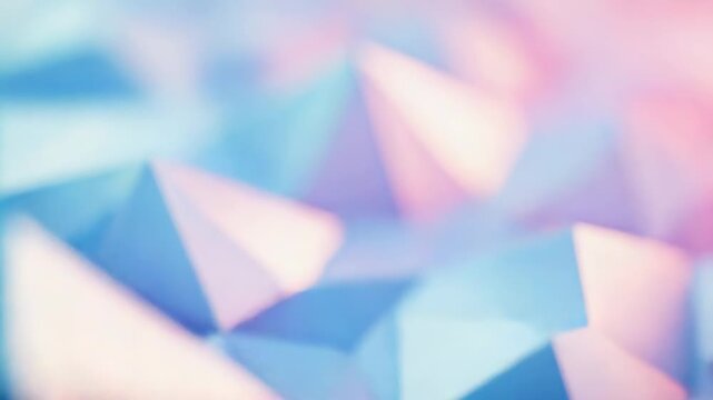 Abstract low poly gradient pink blue background