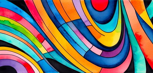 Bright multicolored background, abstract colorful pattern