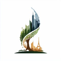 vector illustration of a city