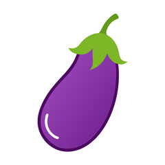 vector illustration of a eggplant