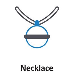 Necklace Vector Icon which can easily modify or edit