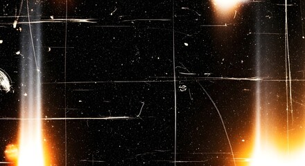 Dramatic film burn overlay with realistic light leaks, perfect for adding vintage character and authentic analog effects to digital projects now