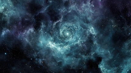 Fototapeta premium Cosmic Spiral Nebula In Deep Space