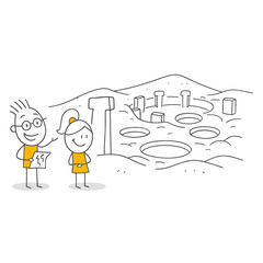 Two Curious Archaeologists Unraveling the Secrets of Göbeklitepe.